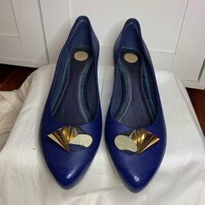 Navy M Melissa Wedges, NWOT, Size 10